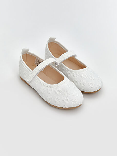 LCW STEPS Çiçek Nakışlı Kız Bebek Babet - S5GQ30Z1-Q6K