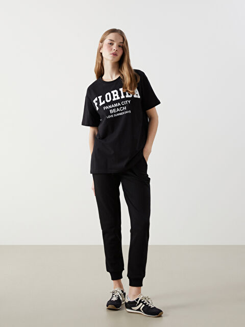 XSIDE Beli Lastikli Kadın Jogger Eşofman Altı - S5GQ52Z8-CVL