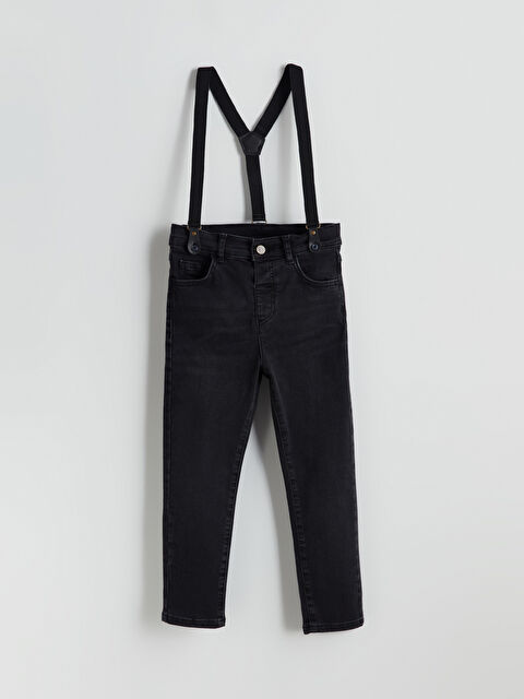 LCW Kids Askılı Erkek Çocuk Jean Pantolon - S5GR00Z1-326