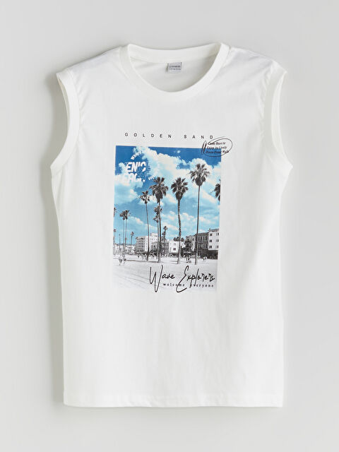 LCW Kids Bisiklet Yaka Erkek Çocuk Atlet - S5GR47Z4-R9J