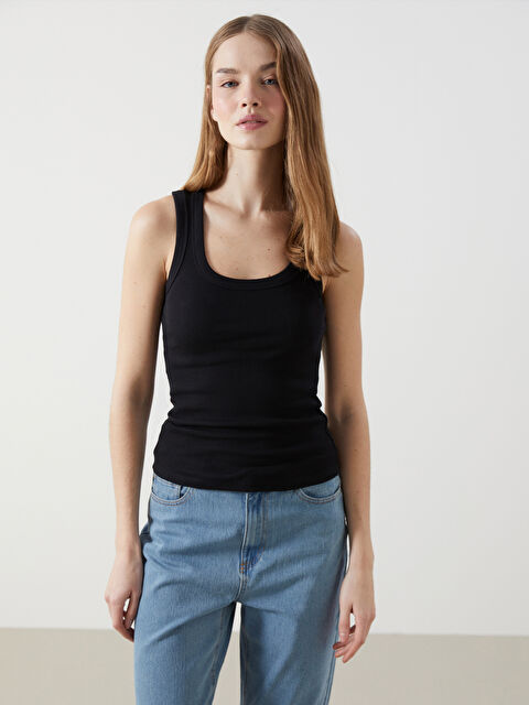 XSIDE U Yaka Dokulu Kadın Atlet - S5GR87Z8-CVL