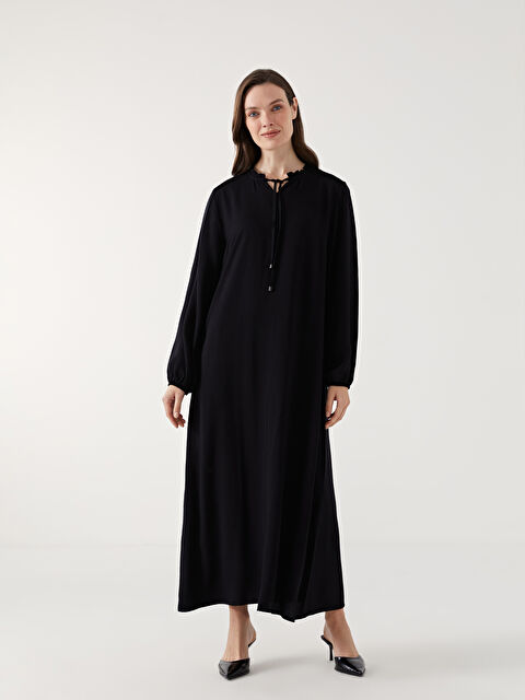 LCW Grace Bağlamalı Yaka Kadın Elbise - S5GS09Z8-CVL