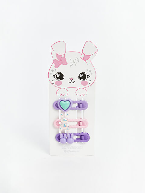 LCW ACCESSORIES Tavşan Figürlü Kız Çocuk Toka Seti 3'lü