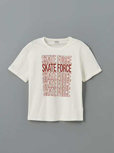 LCW Kids Crew Neck Boys' T-Shirt - S5GY89Z4-R9J