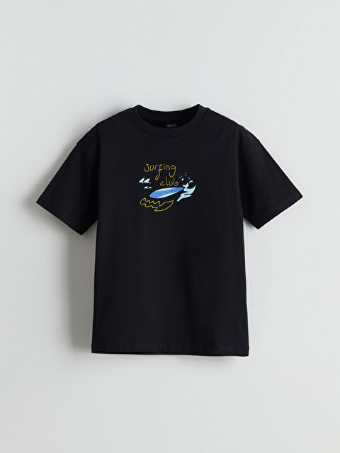 LCW Kids Bisiklet Yaka Erkek Çocuk Tişört - S5GY90Z4-CVL