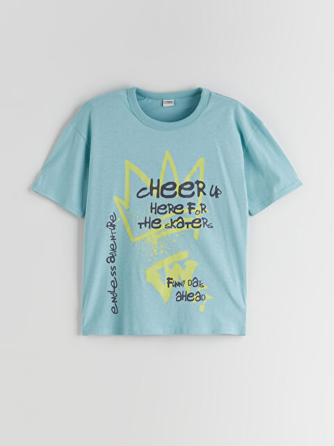 LCW Kids Relaxed Fit Crew Neck Short Sleeve Boys' T-Shirt - S5GY99Z4-FKE