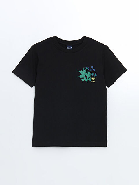 LCW ECO Bisiklet Yaka Erkek Çocuk Tişört - S5H007Z4-CVL