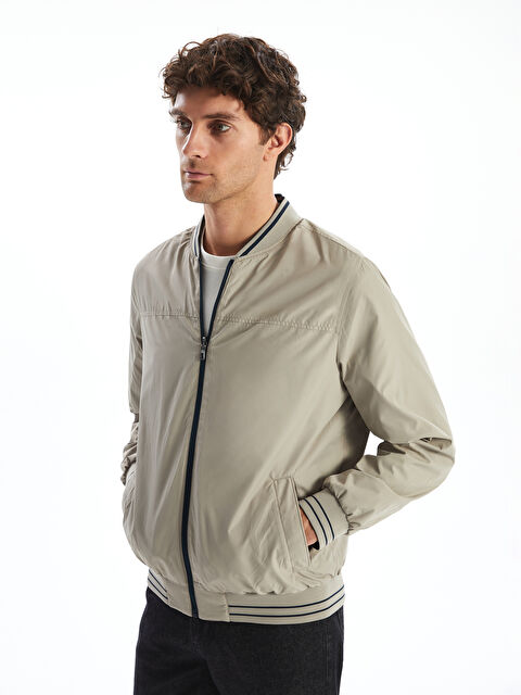 LCWAIKIKI Classic Çift Taraflı Fermuarlı Erkek Bomber Mont - S5H135Z8-K2N