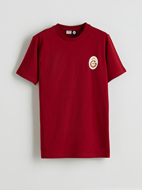 LCW Kids Bisiklet Yaka Galatasaray Baskılı Erkek Çocuk Tişört - S5H148Z4-J4N