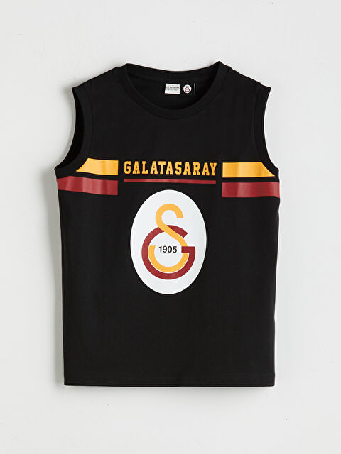 LCW Kids Bisiklet Yaka Galatasaray Baskılı Erkek Çocuk Atlet - S5H169Z4-CVL