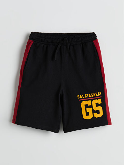 LCW Kids Beli Lastikli Galatasaray Baskılı Erkek Çocuk Şort - S5H170Z4-CVL