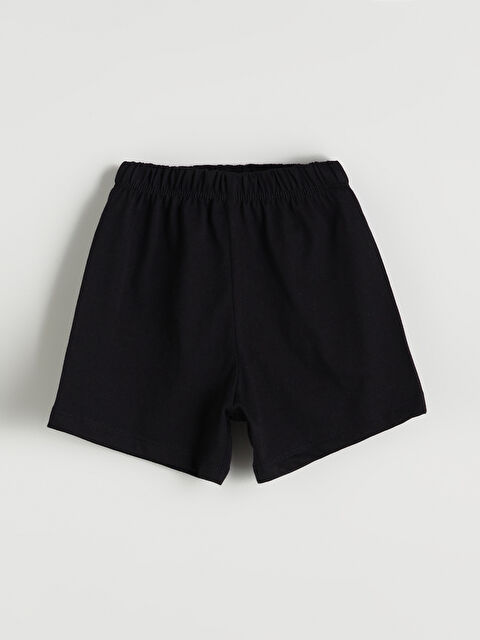 LCW baby Beli Lastikli Erkek Bebek Şort Pijama Altı - S5H397Z1-CVL