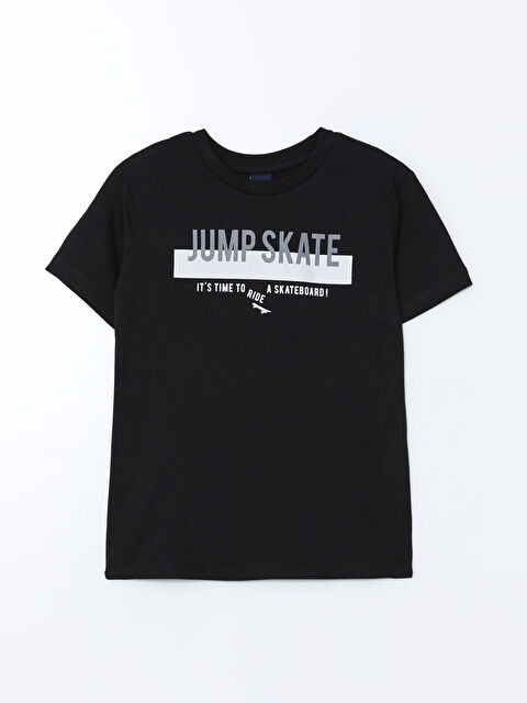 LCW ECO Bisiklet Yaka Erkek Çocuk Tişört - S5H426Z4-CVL