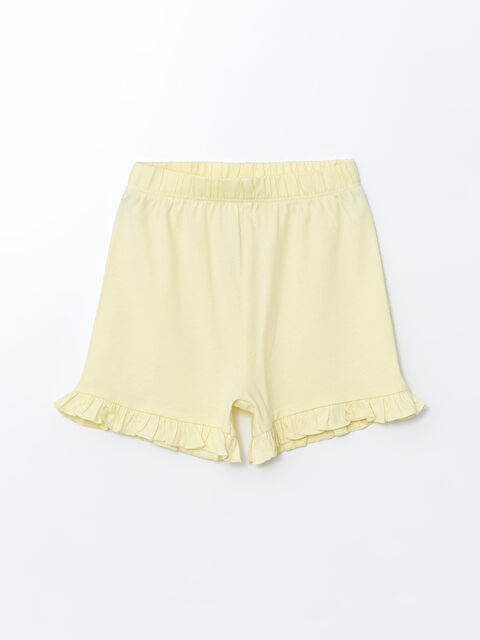 LCW baby Beli Lastikli Basic Kız Bebek Pijama Alt - S5H435Z1-FRS