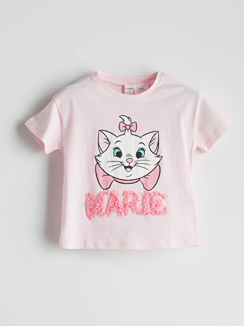 LCW Kids Crew Neck Marie Printed Girls' T-Shirt - S5H577Z1-QWN