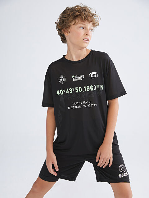 LCW Kids Bisiklet Yaka Erkek Çocuk Tişört - S5H671Z4-CVL