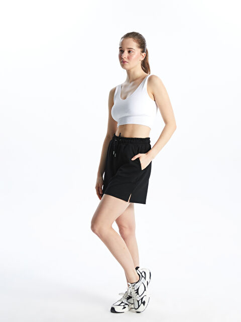 XSIDE ACTIVE Beli Lastikli Kadın Spor Şort - S5H693Z8-CVL