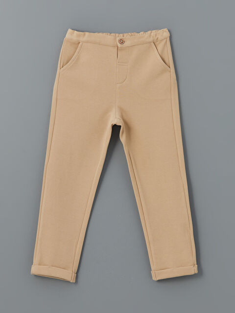 LCW Kids Beli Lastikli Basic Erkek Çocuk Pantolon - S5H774Z1-FJZ