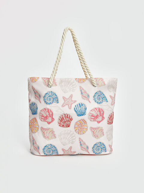 LCW ACCESSORIES Printed Women's Beach Bag - S5H890Z8-F9C