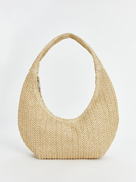 LCW ACCESSORIES Kadın Hasır Omuz Çantası - S5H891Z8-EEW