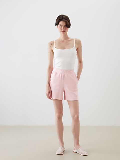 LCW Vision Beli Lastikli Kadın Şort - S5H972Z8-G0G