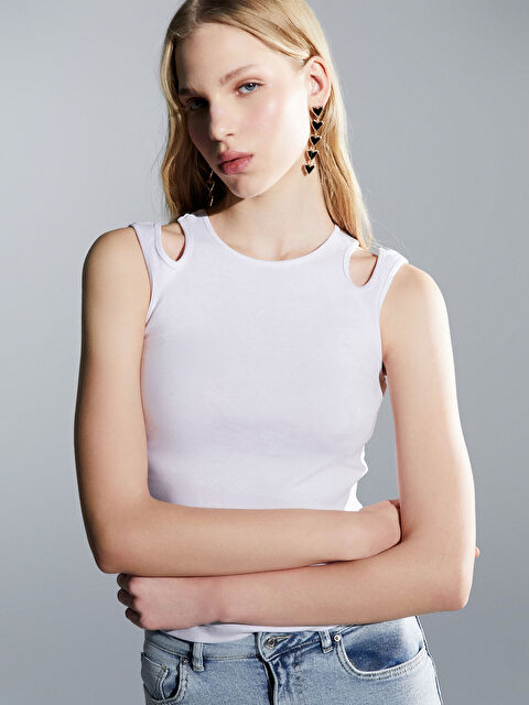 XSIDE Crew Neck Women's Tank Top - S5HB35Z8-Q6K