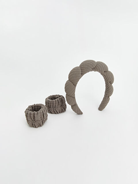 LCW ACCESSORIES Women's Headband and Bracelet Set - S5HB86Z8-M0T