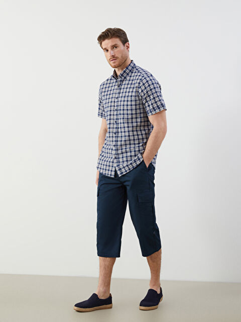 LCWAIKIKI Classic Standard Fit Twill Men's Cargo Shorts - S5HD74Z8-KN7