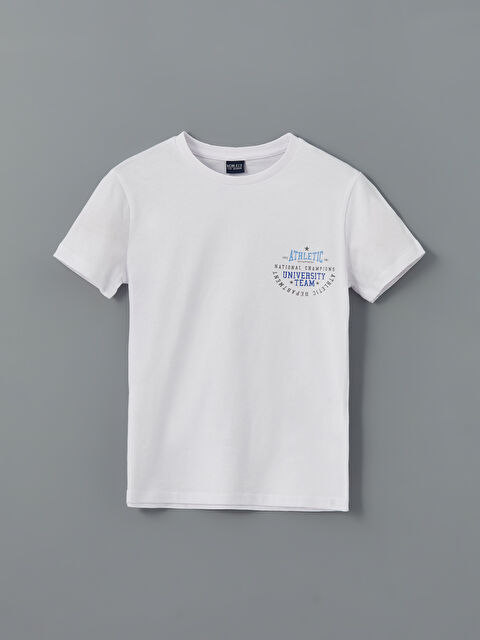 LCW ECO Bisiklet Yaka Erkek Çocuk Tişört - S5HE11Z4-J5E