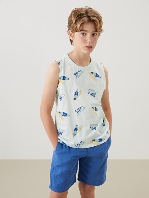 LCW Kids Crew Neck Boys' Tank Top - S5HF27Z4-LRF