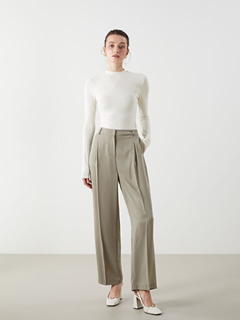 LCWAIKIKI Classic Loose Fit Geniş Paça  Kadın Pantolon - S5HG00Z8-H8Z