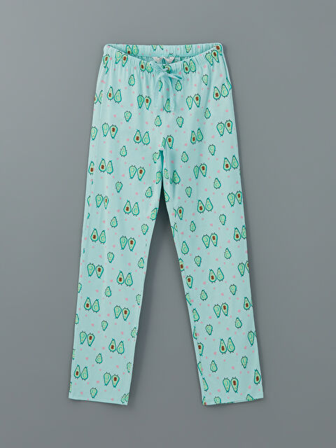 LCW DREAM Beli Lastikli Avokado Baskılı Hamile Pijama Altı - S5HG20Z8-LTY