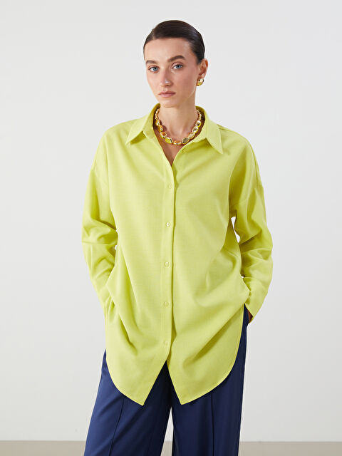 LCWAIKIKI Classic Oversize Women's Shirt Tunic - S5HG49Z8-FVK