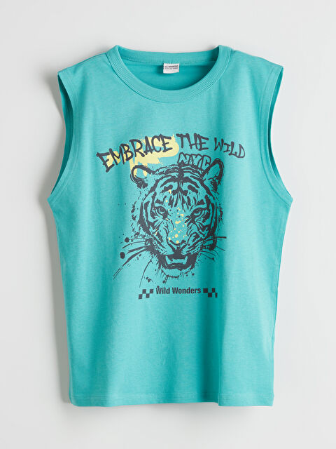 LCW Kids Atlet majica za dečake sa okruglim izrezom - S5HG52Z4-GGT