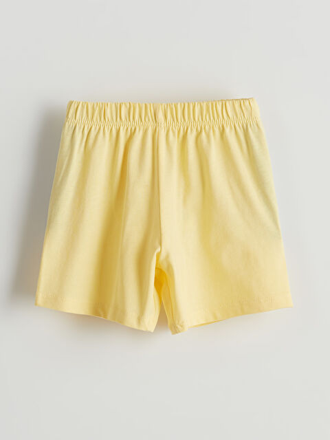 LCW baby Beli Lastikli Erkek Bebek Şort Pijama Altı - S5HG83Z1-JY3