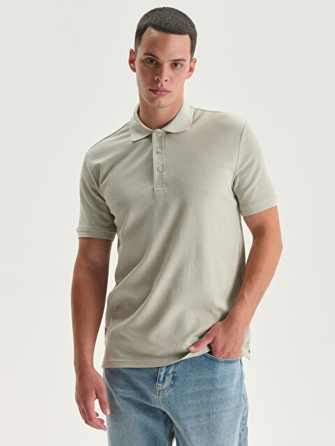XSIDE Men's Polo Neck T-Shirt - S5HG95Z8-VKL