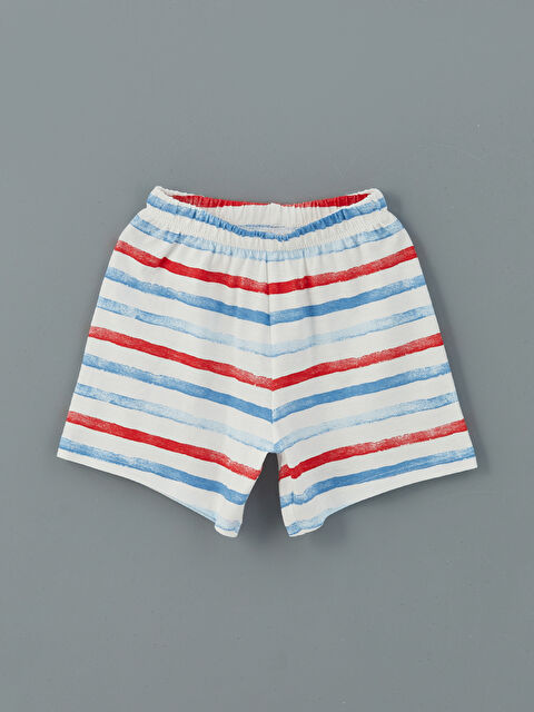 LCW baby Beli Lastikli Çizgili Erkek Bebek Pijama Alt - S5HH41Z1-LRA