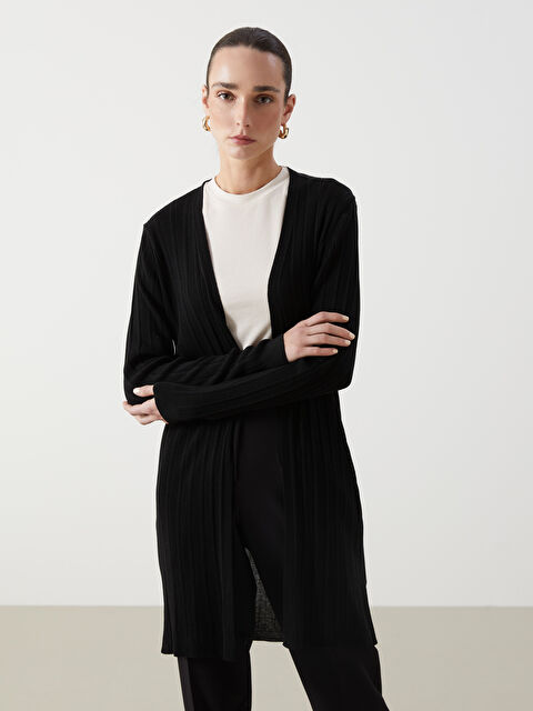 LCWAIKIKI Classic Şal Yaka Kadın Triko Hırka - S5HH56Z8-CVL