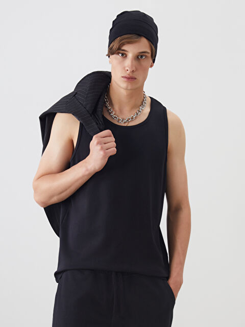 XSIDE Crew Neck Men's Sleeveless T-Shirt - S5HH85Z8-CVL