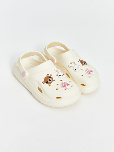 LCW STEPS Baskılı Kız Çocuk Plaj Sandaleti - S5HI77Z4-EEW