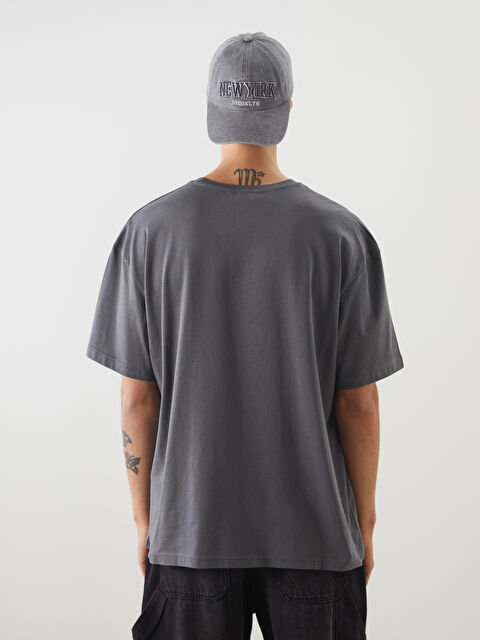 XSIDE Crew Neck Printed Jersey Men's T-Shirt -S5HK02Z8-YAN - LC