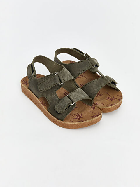 LCW STEPS صنادل جلد صناعي للأولاد - S5HK43Z4-YM8