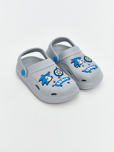 LCW STEPS Sonic Baskılı Erkek Çocuk Plaj Sandaleti - S5HK58Z4-DTY
