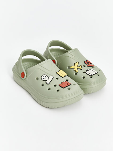 LCW STEPS Baskılı Erkek Çocuk Plaj Sandaleti - S5HK67Z4-V88