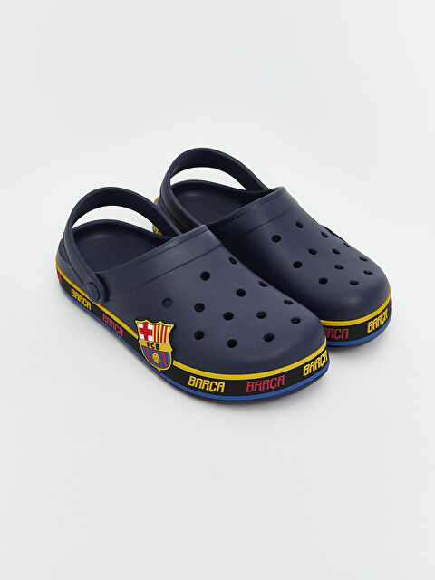 LCW STEPS Barcelona Baskılı Erkek Çocuk Plaj Sandaleti - S5HK68Z4-CRP