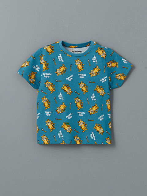 LCW Kids Baskılı Penye Erkek Çocuk Pijama Üst - S5HL23Z1-LQP