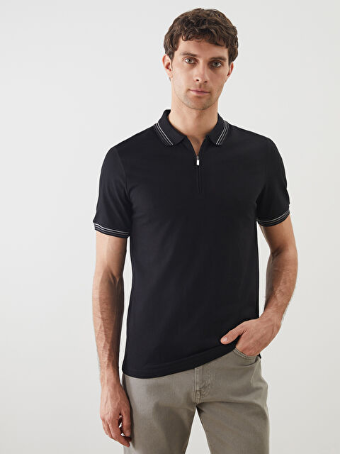 SOUTHBLUE Polo Yaka Kısa Kollu Pike Erkek Tişört - S5HM05Z8-CVL