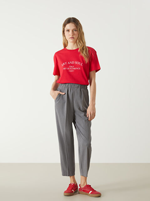 LCW Vision Beli Lastikli Kadın Pantolon - S5HM08Z8-CT3