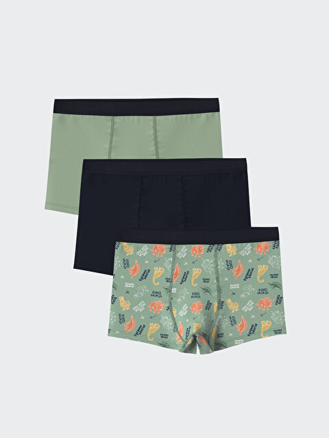 LCW Kids Baskılı Erkek Çocuk Boxer 3'lü - S5HN55Z4-LRK