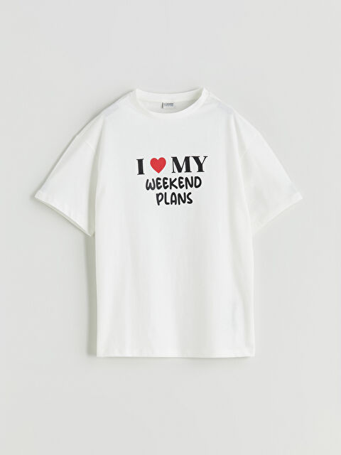 LCW Kids Bisiklet Yaka Kız Çocuk Tişört - S5HN77Z4-R9J